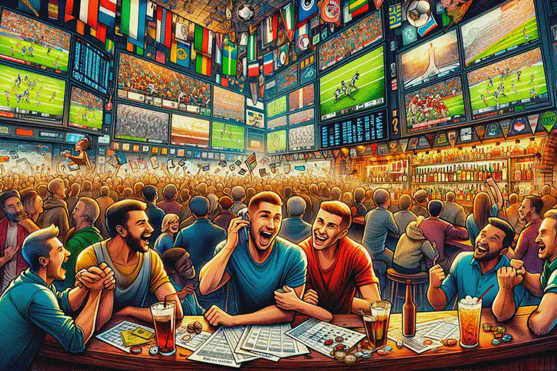Sports bar, sports betting